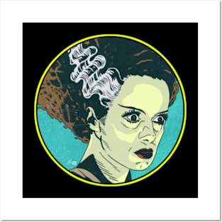 BRIDE OF FRANKENSTEIN (Circle) Posters and Art